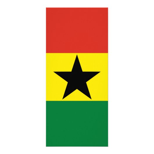 Ghana-Flagge Werbekarte (Vorne)
