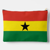 Ghana-Flagge Zubehörtasche (Rückseite)