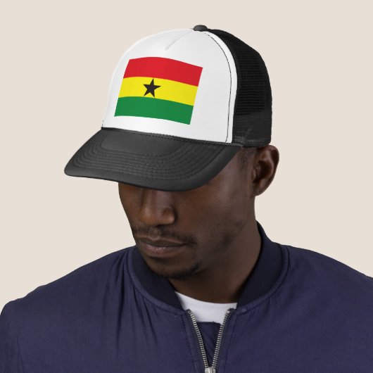 Ghana-Flaggen-Hut Truckerkappe (Beispiel)