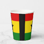 Ghana-Flaggen-Papierbecher Pappbecher (Rechts)