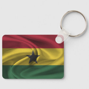 Ghana-Flaggen-Schlüsselanhänger Schlüsselanhänger