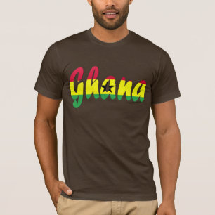 Ghana-Flaggen-T - Shirt