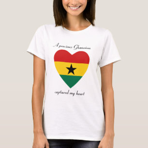 Ghana-Flaggen-T-Shirt für den Schatz T-Shirt