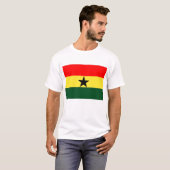 Ghana-Flaggen-T-Shirt T-Shirt (Vorne ganz)