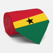 Ghana flagNeck Tie Krawatte (Gerollt)