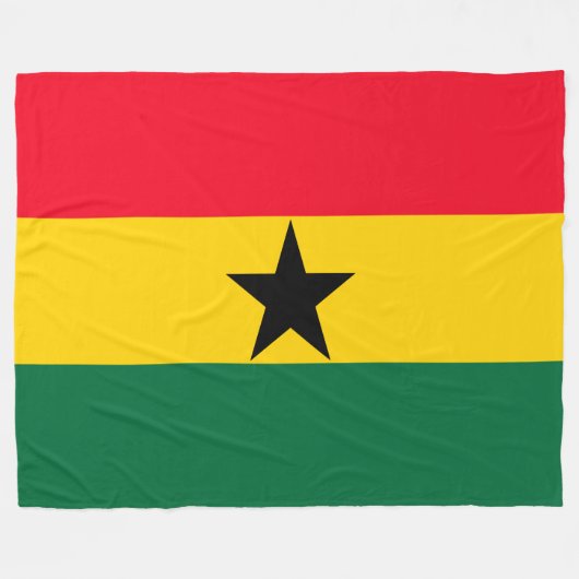 Ghana Fleecedecke (Vorderseite (Horizontal))
