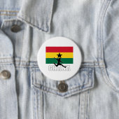 Ghana Football-Fußballnationalmannschaft Button (Beispiel)