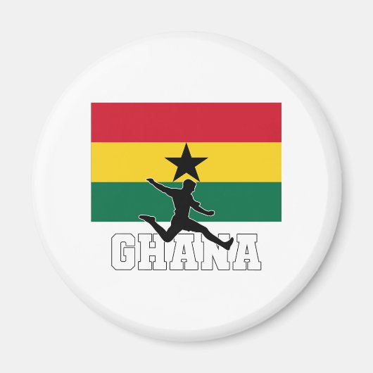 Ghana Football-Fußballnationalmannschaft Magnet (Vorne)