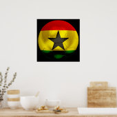 Ghana Football Poster (Küche)