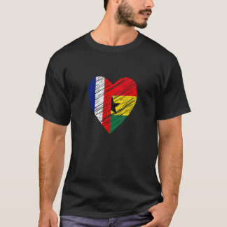 Ghana France Herzlich Willkommen bei der Liebe Gha T-Shirt