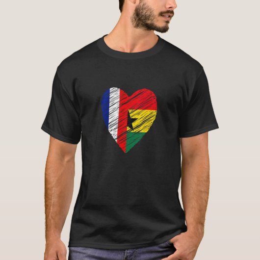 Ghana France Herzlich Willkommen bei der Liebe Gha T-Shirt (Vorderseite)