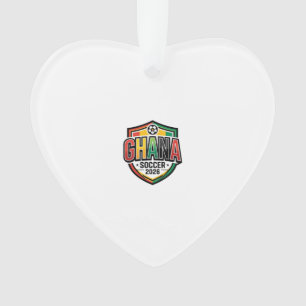 Ghana Fußball 2026 Fußball Fett Land Typografie R Ornament