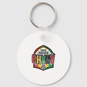 Ghana Fußball 2026 Fußball Fett Land Typografie R Schlüsselanhänger