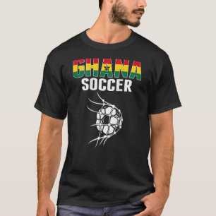 Ghana Fußball-Ball im Netz Goal Ghanian Football S T-Shirt
