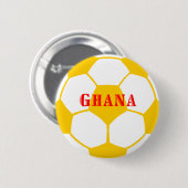 Ghana-Fußball Button (Vorne & Hinten)