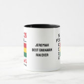 GHANA Fußball Custom 2026 JEDES JAHR Tasse (Zentrum)