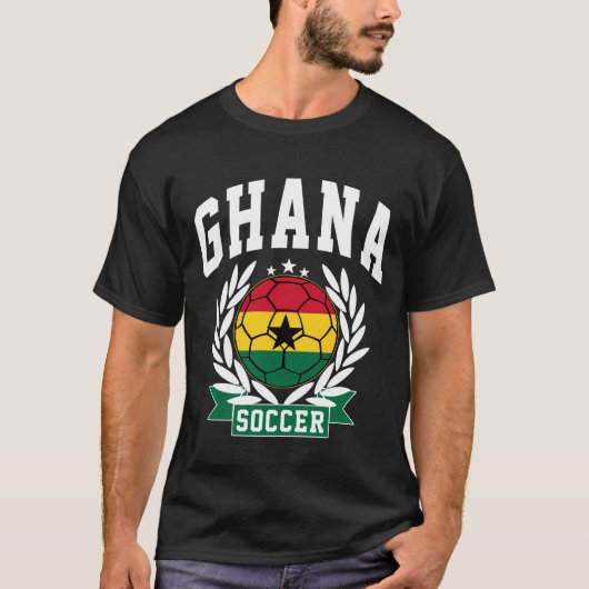 Ghana-Fußball T-Shirt (Vorderseite)