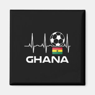 Ghana Fußballtrikot Hemd Männer Frauen Fußball Ges Magnet