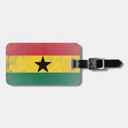 Ghana Gepäckanhänger (Vorderseite horizontal)