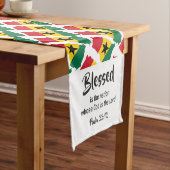 GHANA Gesegnete Nation Christlich Scripting Kurzer Tischläufer (Beispiel)
