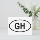 Ghana GH Postkarte (Stehend Vorderseite)