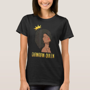 Ghana Ghanaerin Westafrika Stolz Prinzessin Königi T-Shirt