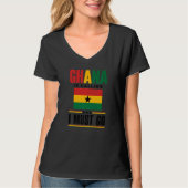 Ghana Ghanaian Ghana Flag Ghana Is Calling And I M T-Shirt (Vorderseite)