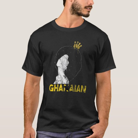 Ghana Ghanaian West Africa Proud Princess Queen Me T-Shirt (Vorderseite)