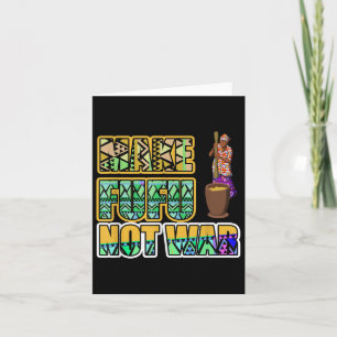 Ghana Ghanaian West Africa Stolz machen Fufu nicht Karte