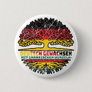 Ghana Ghanaisch Deutsch Deutschland Baum Wurzel Button