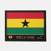 Ghana & Ghanian Flag house matte / sport Welcome (Vorderseite)