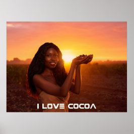 GHANA - ICH LIEBE KAKAO POSTER