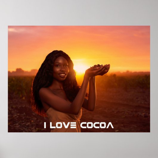 GHANA - ICH LIEBE KAKAO POSTER (Vorne)