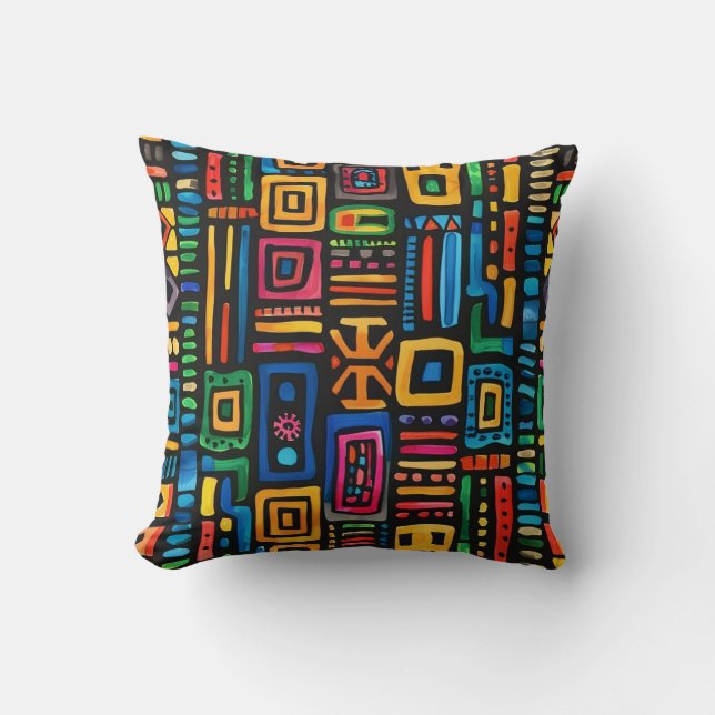 Ghana Kente Kissen (Vorderseite)