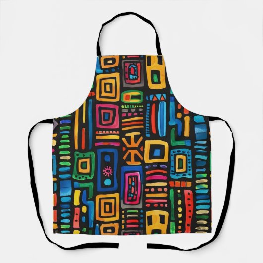 Ghana Kente Schürze (Vorderseite)