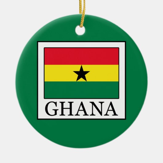 Ghana Keramik Ornament (Vorne)