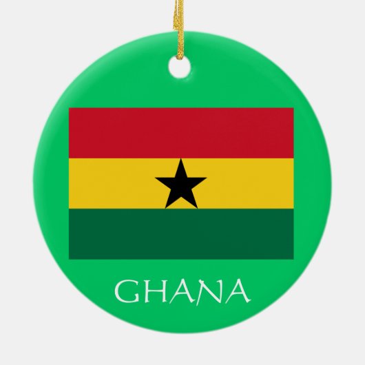 GHANA Keramik Weihnachtsschmuck (Hinten)