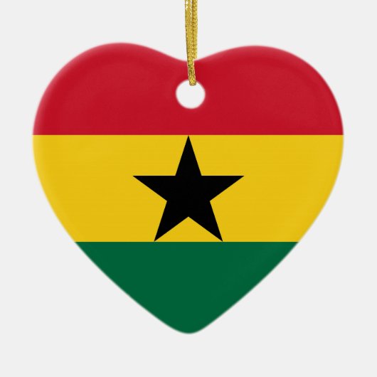 GHANA KERAMIKORNAMENT (Vorne)