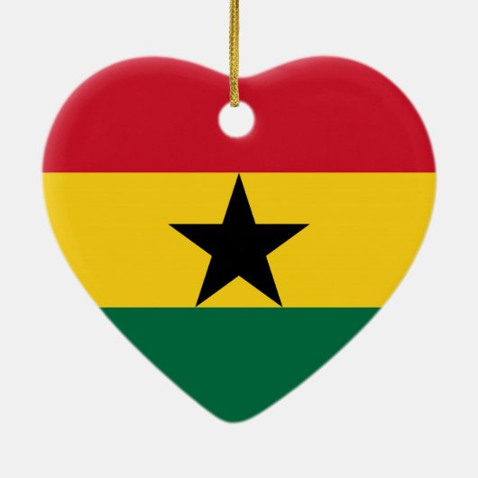 GHANA KERAMIKORNAMENT (Hinten)