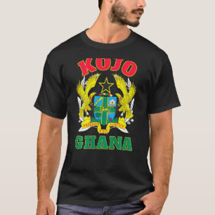 Ghana Kojo Montag Geboren Ashanti Kwa Sprache T-Shirt