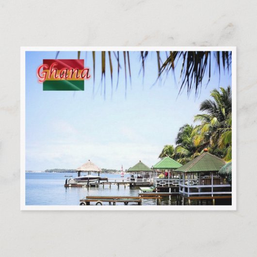 Ghana - Küste Ghanas - Postkarte (Vorderseite)