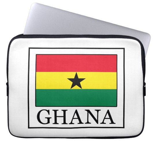 Ghana Laptop-Hülle Laptopschutzhülle (Vorderseite)