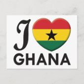 Ghana-Liebe Postkarte (Vorderseite)