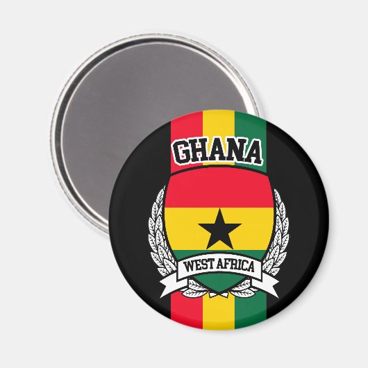 Ghana Magnet (Vorderseite/Rückseite)