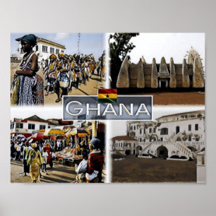 Ghana - Mosaik - Poster