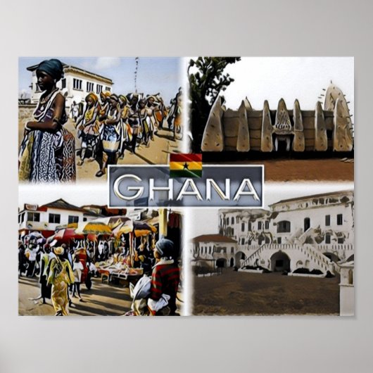 Ghana - Mosaik - Poster (Vorne)