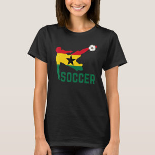 Ghana Nationalfußball Fußball Ghana Flag Football T-Shirt