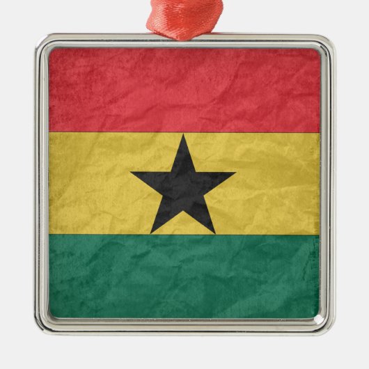 Ghana Ornament Aus Metall (Vorne)