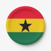 Ghana Pappteller (Vorderseite)