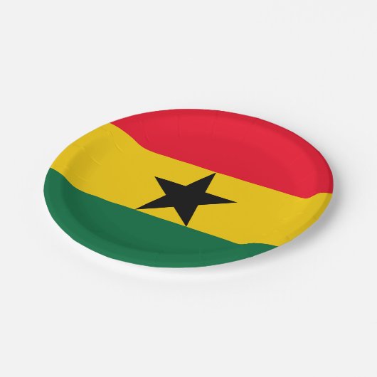 Ghana Pappteller (Schrägansicht)